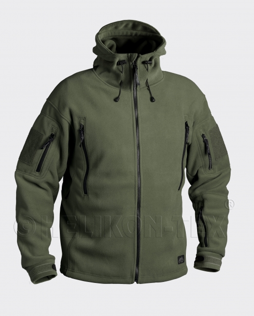 fleece jacket olive green